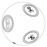 Elsafe ELSAFE PLUTO AC + USB + RJ45 IN-DESK  spare part