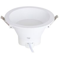 16W DIMMABLE LED DOWN LIGHT 190mmØ - RECESSED - VERBATIM 