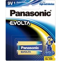 Alkaline Battery - Panasonic Evolta | 9V | For Electronics | For Hobby 