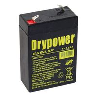 SLA Cyclic & Standby Battery Drypower | Capacity: 2.8Ah | 6V | Terminal: Spade 4.75mm | To Replace PS628, DM6-2.8, HGL2.5-6 and more