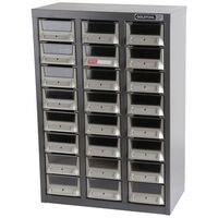 24 COMPARTMENTS ORGANISER STEEL CABINET 