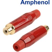 RCA INLINE SOCKET AMPHENOL 