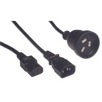 Prolink IEC C14 MALE SPLIT TO C13 & MAINS SOCKET  spare part