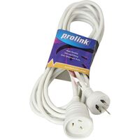 EXTENSION LEADS WHITE 