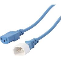 IEC C13 TO C14 EXTENSION CORD - BLUE 