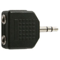 AUDIO ADAPTOR 3.5mm DUAL OUTLET 