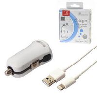 12V USB Charger With Apple Lightning Connector 