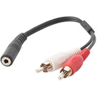 3.5mm SOCKET TO RCA LEAD 