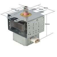 LG Microwave Oven Magnetron - Tags Inline Socket Not-Inline | Frequency: 2458MHz | Power: 1000W