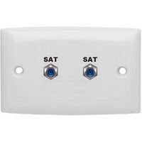 F DOUBLE WALL PLATE FOXTEL® APPROVED 