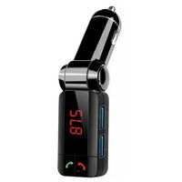 BLUETOOTH FM TRANSMITTER WITH DUAL USB 