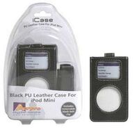 Aerpro PU leather case with clear clip Black - Suit iPod mini  spare part