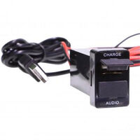 DUAL USB CHARGE / SYNC TO SUIT VARIOUS TOYOTA VEHICLES 