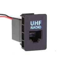 Aerpro UHF RADIO MICROPHONE RJ45 PASS THROUGH CONNECTOR TO SUIT TOYOTA  spare part