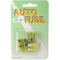 ATC Auto Fuse | Rating: 10 A | Dimensions: 18mm | FORD, TOYOTA, HYDUNDAI, MAZDA, MERCEDES, BMW CAR...