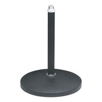 MICROPHONE DESK STAND 140MM BASE 5/8” 