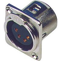 CONNECTOR - XLR-4F CHASSIS MOUNT 