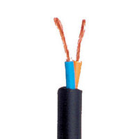 PRO SPEAKER CABLE 100M ROLL. 2 X 1.5MM² 7MM O.D BLACK 