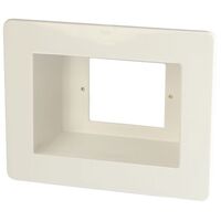 RECESSED WALL BOX - WITH 2 INSERTS 