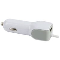 2.1A USB CAR MICRO-USB LEAD + USB SOCKET 