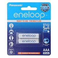 Ni-Mh 2x"AAA" Rechargeable Battery Eneloop | Capacity: 800 mAh | 1.2V | For Electronics | For Hobby | For Digital Camera 