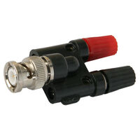 BNC PLUG TO 2X BANANA SOCKET ‘Y’ ADAPTOR 