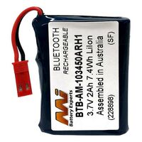 Li-Ion Rechargeable Battery | Capacity: 2000mAh | 3.7V | For VR3 Bluetooth Car Kit Model VRBT400
