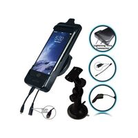 SUCTION MOUNT PHONE CRADLE - CHARGER & ANTENNA COUPLER 