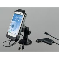 SUCTION MOUNT PHONE CRADLE - CHARGER & ANTENNA COUPLER 