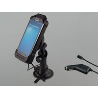 SUCTION MOUNT PHONE CRADLE - CHARGER & ANTENNA COUPLER 