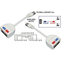 CAT-5 PORT DOUBLER DONGLE 