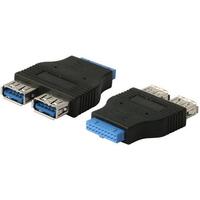 2x USB 3.0 ‘A’ MALE TO 20 PIN MOTHER BOARD 