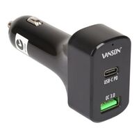 63W QC3.0 + USB-C PD2.0 FAST CAR CHARGER 