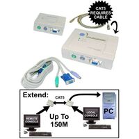 KVM EXTENDER CAT5 [150M] 