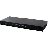 .1×8 HDMI OVER HDMI AND CAT5e/6/7 SPLITTER WITH LAN SERVING 
