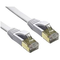 CAT7 FLAT ETHERNET CABLE SHIELDED STP 10GbE 