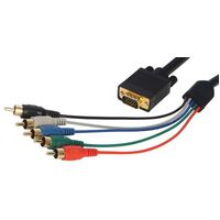 HD15 RGBVH MONITOR CABLE [5x RCA] 