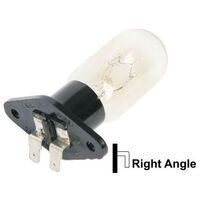 Lamp & Bracket R/A 4.8mm | Power: 25W | 240Vac | For Microwave Oven