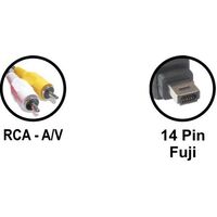 Universal RCAx2 To 14 Pin FUJI  spare part