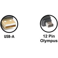 USB-A To OLYMPUS 12 Pin 