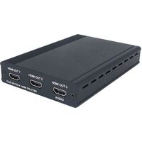 1×2 HDMI 3D SPLITTER WITH ADDITIONAL 1x AUDIO-ONLY HDMI OUTPUT - CYPRESS 