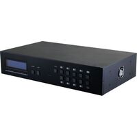 8×8 HDMI OVER CAT5E/6/7 MATRIX WITH 48V POE AND LAN SERVING 