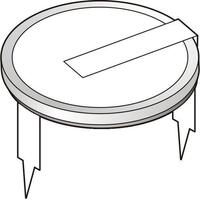 Mi CR2032-1HM Tagged Battery | Capacity: 220mAh | 3V | Size: 20mm x 3.2mm spare part