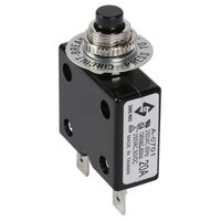 Panel Mount Breaker | Rating: 20 A | Dimensions: 35mm x 30mm x 14mm