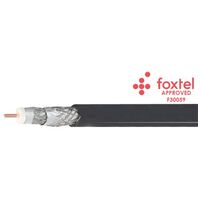 75Ω RG6 QUAD-SHIELDED COAX CABLE FLOODED FOXTEL® APPROVED 
