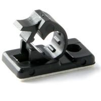 CABLE CLIPS ROUND STICK-ON 7MM 