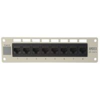 8 PORT CAT6 FLUSH MOUNT PATCH PANEL AMDEX 