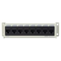 8 PORT CAT6 SURFACE MOUNT PATCH PANEL 