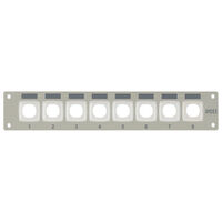 8 PORT UNLOADED PANEL - CLIPSAL COMPATIBLE 