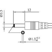 1.3mm DC PLUG WITH LEAD 
